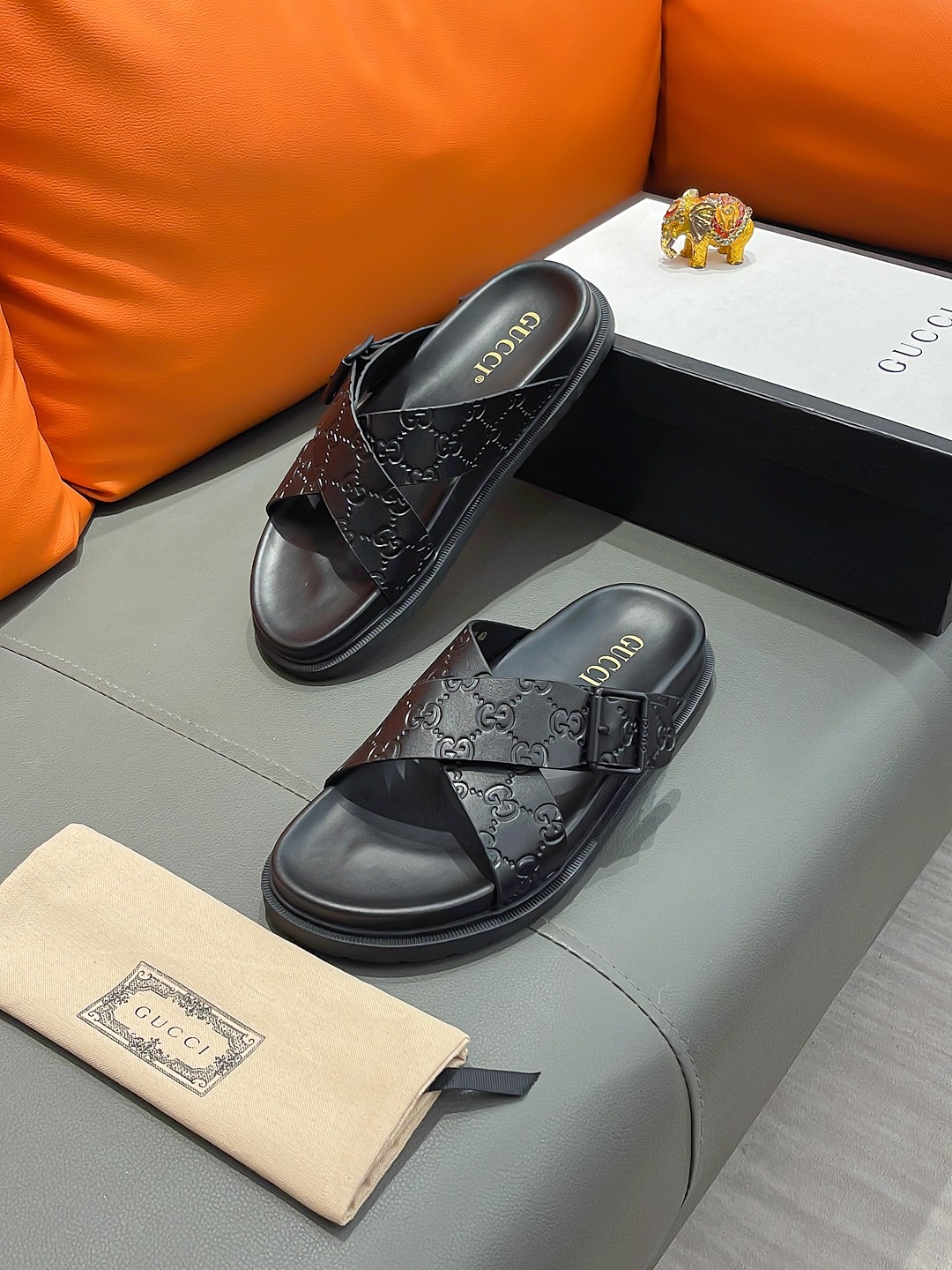 GUCCI Men's Luxury Sandals - Premium Designer Slides - Image 2