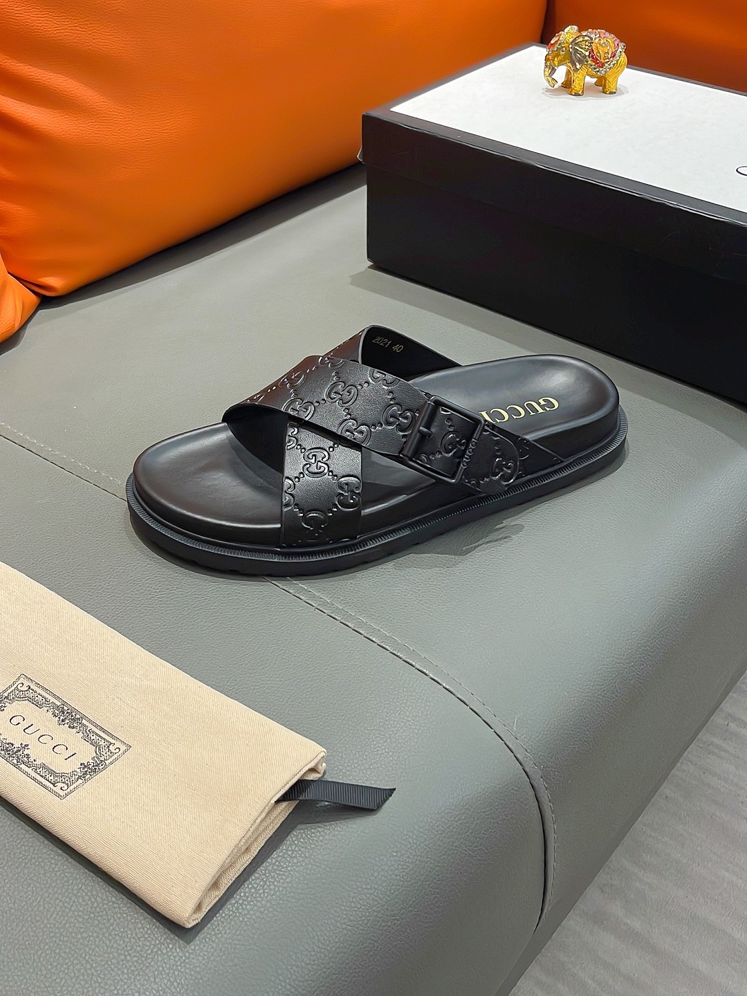 GUCCI Men's Luxury Sandals - Premium Designer Slides - Image 4