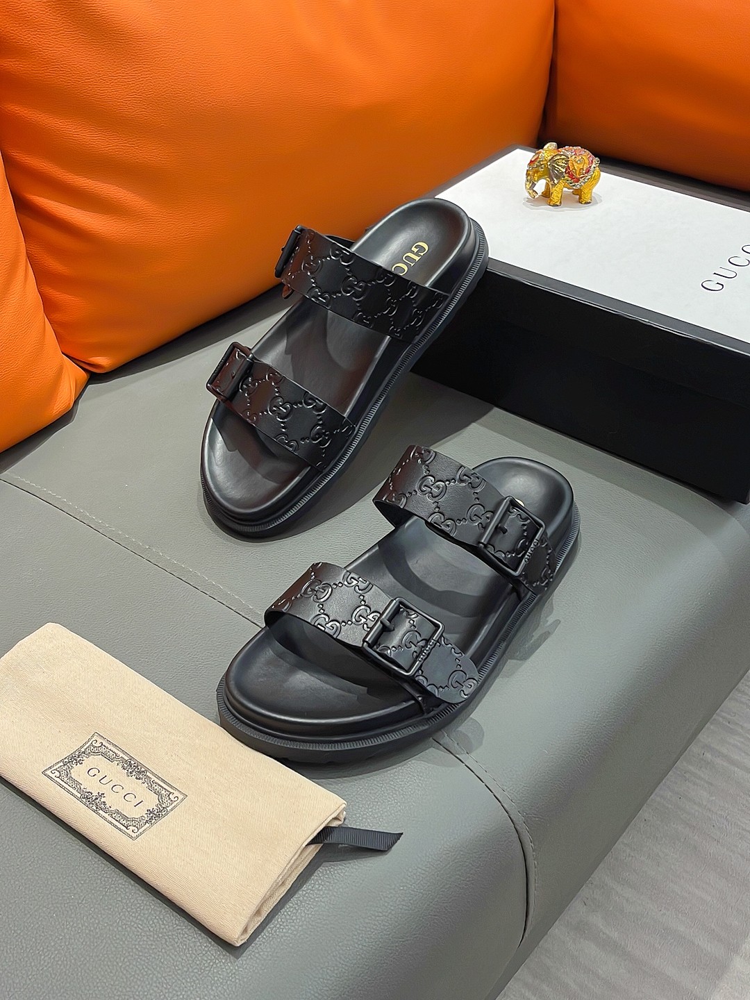GUCCI Men's Luxury Sandals - Premium Designer Slides - Image 2