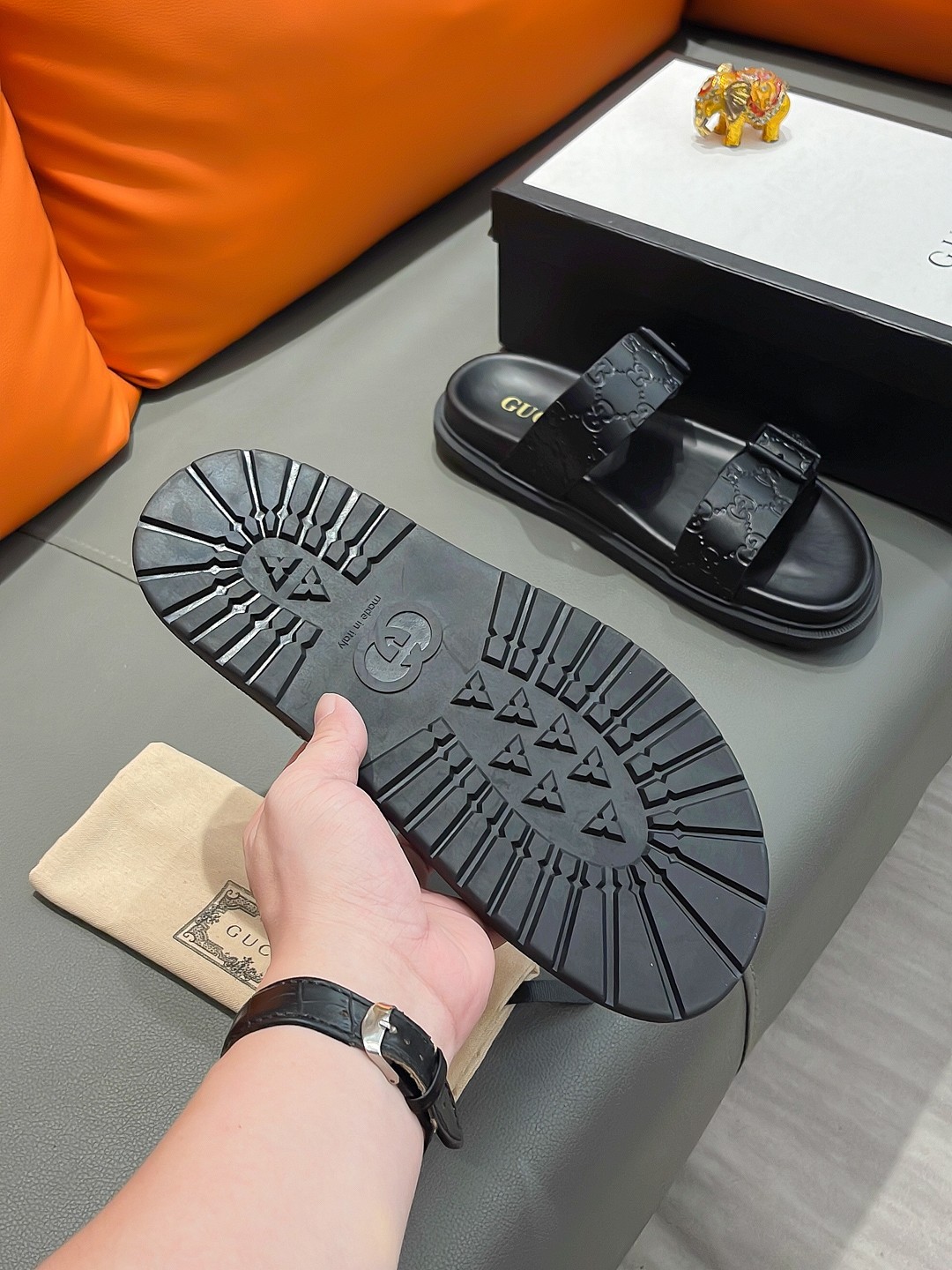GUCCI Men's Luxury Sandals - Premium Designer Slides - Image 9