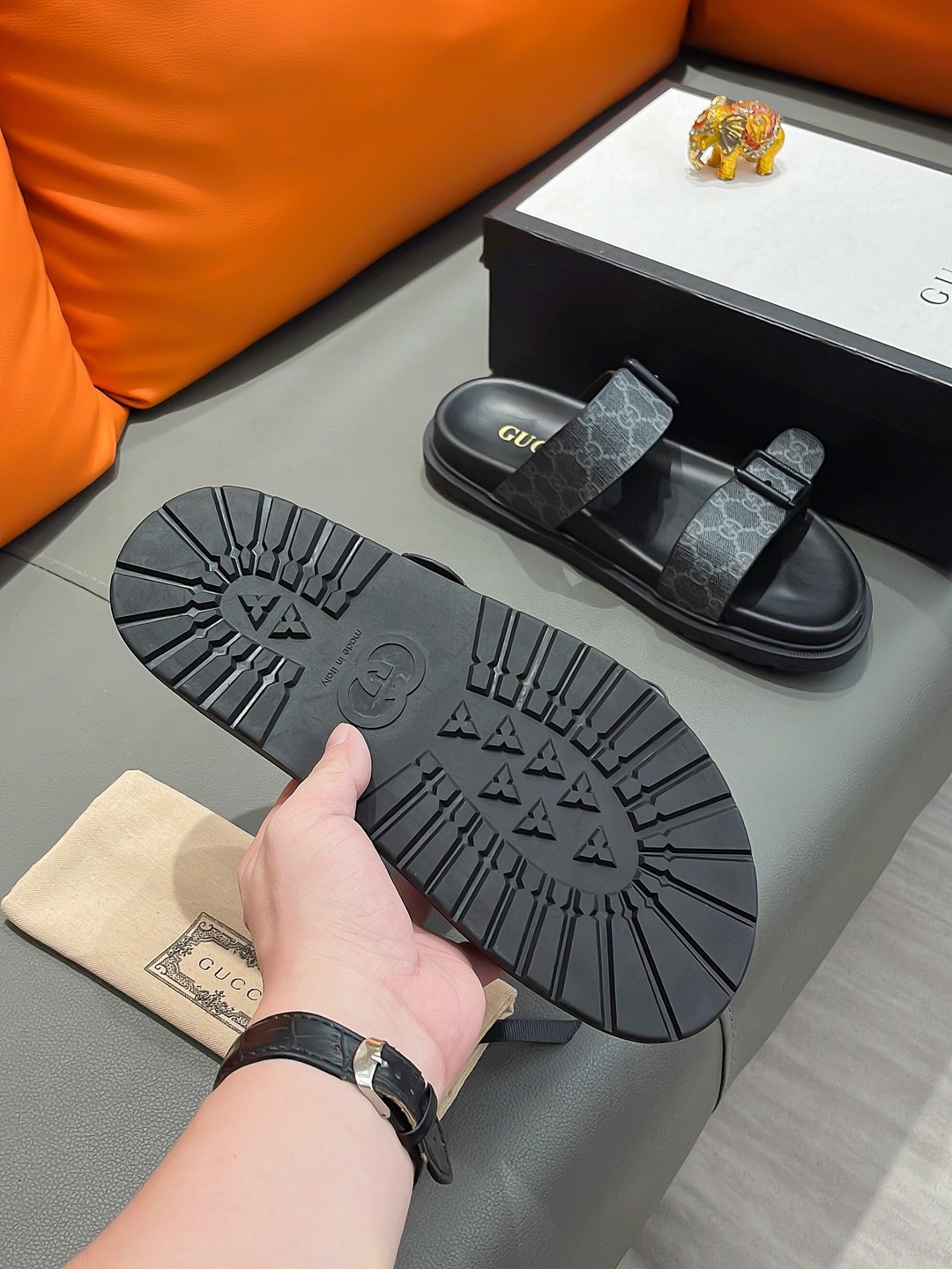 GUCCI Men's Luxury Sandals - Premium Designer Slides - Image 9