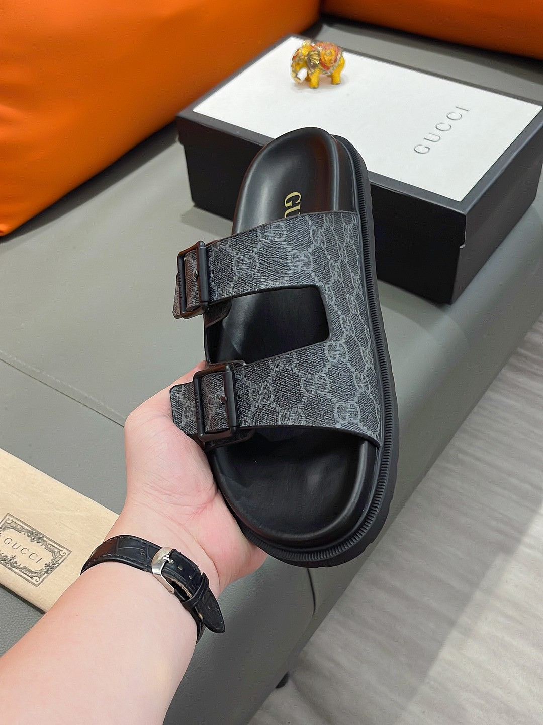GUCCI Men's Luxury Sandals - Premium Designer Slides - Image 6