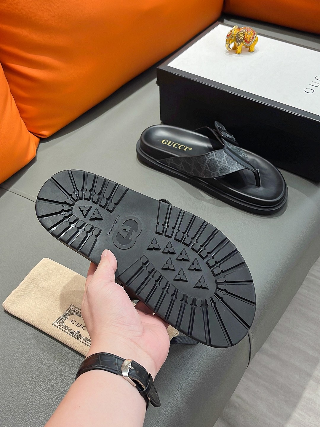 GUCCI Men's Luxury Sandals - Premium Designer Slides - Image 9