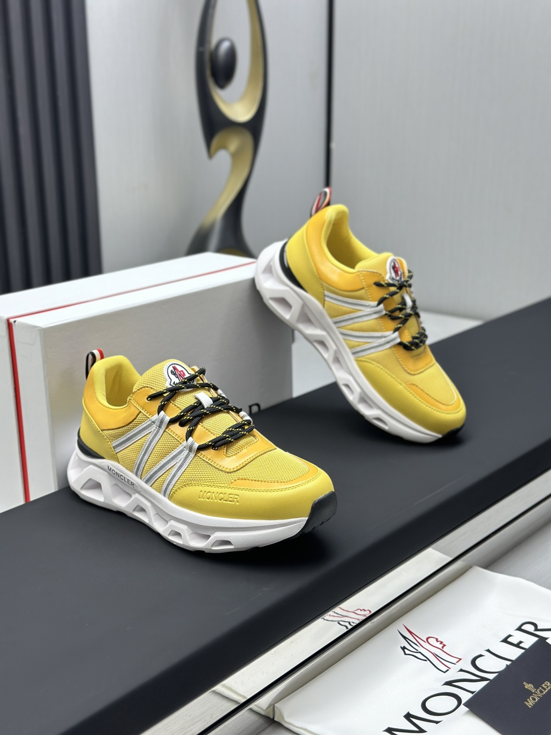 Moncler Men's Luxury Sneakers - GORE-TEX Premium Footwear - Image 3