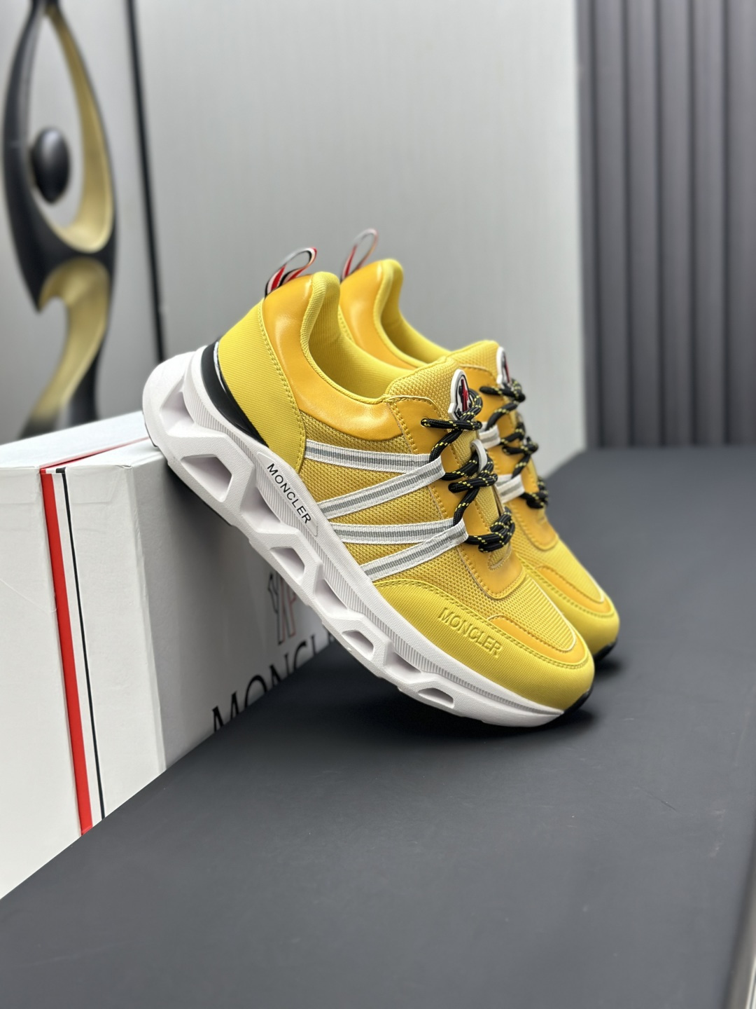 Moncler Men's Luxury Sneakers - GORE-TEX Premium Footwear - Image 4