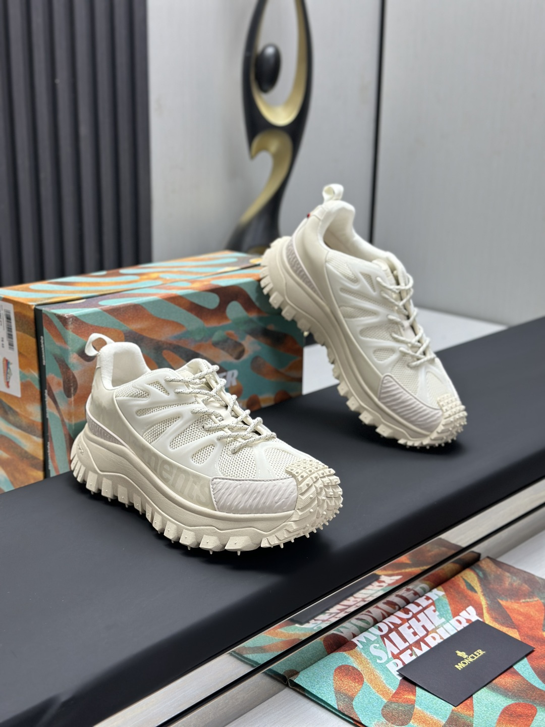 Moncler Men's Luxury Sneakers - GORE-TEX Premium Footwear - Image 3