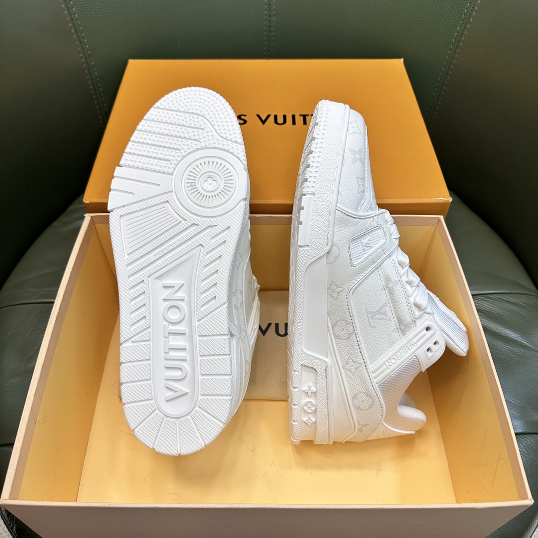 Louis Vuitton LV NEW Leather Sneakers - Blue - Image 9