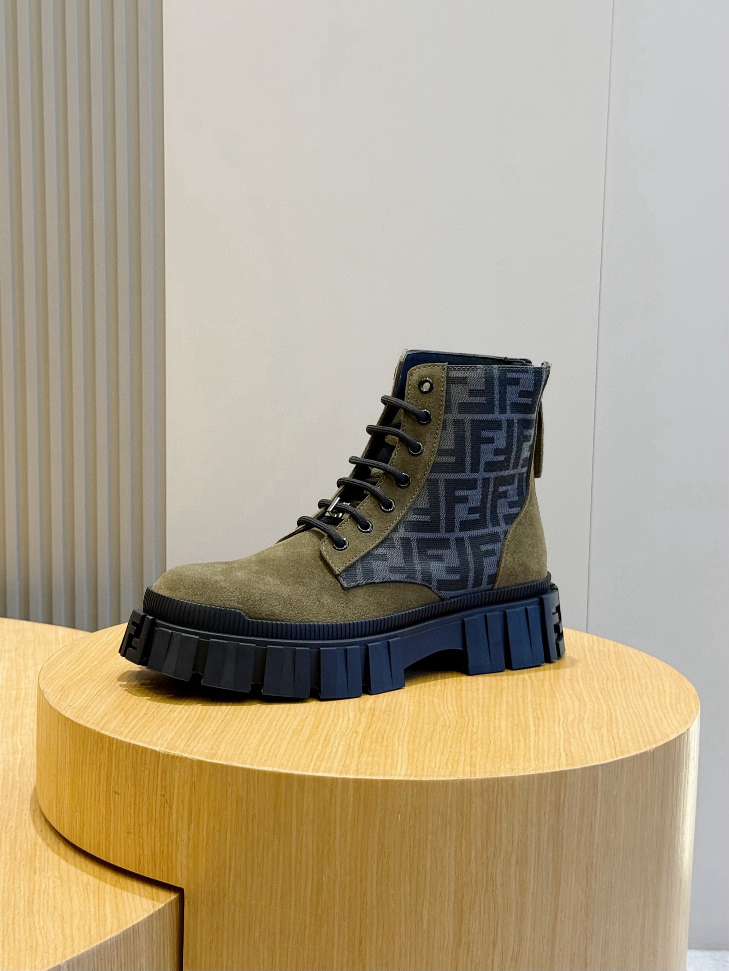 FENDI Men's Luxury Boots - Premium Designer Footwear - Black FF - Image 2
